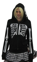 Skeleton Black Hoody